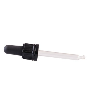 Capac cu pipetă de sticlă, DIN18, pentru sticle de 30 ml